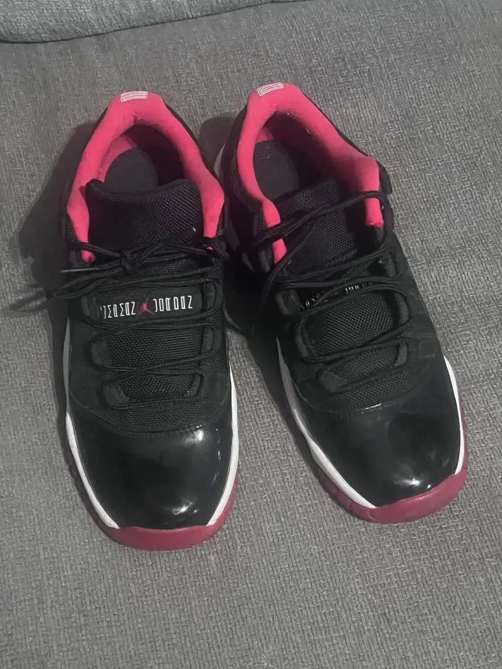 Nike Air Jordan 11 Retro Low Bred (GS) Black/True Red-White